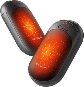 Magnetic Hand Warmers Rechargeable 2 Pack, Electric Handwarmers, Smart Heating, Portable Heater, Ultra Slim Pocket, Hunting Essentials